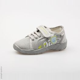431079-12 Текстильная обувь для мальчики сер-сал