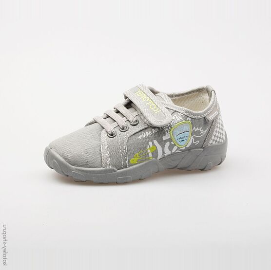 431079-12 Текстильная обувь для мальчики сер-сал