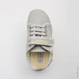 431079-12 Текстильная обувь для мальчики сер-сал фото №4