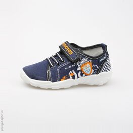 431079-13 Текстильная обувь для мальчики син-ора