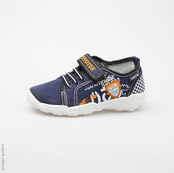 431079-13 Текстильная обувь для мальчики син-ора