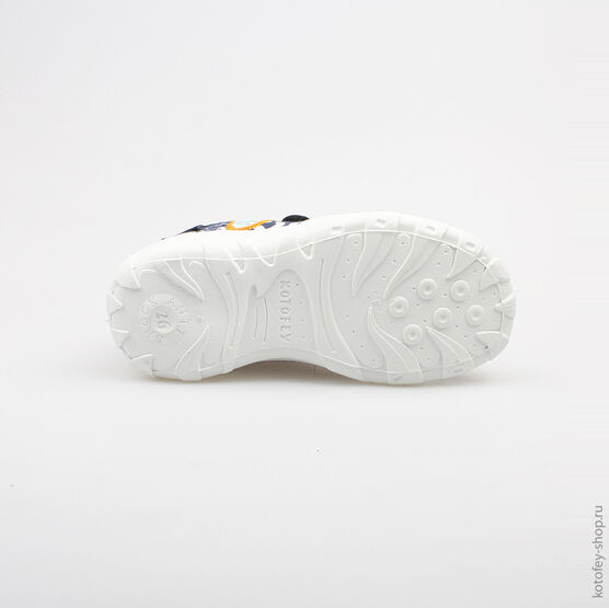 431079-13 Текстильная обувь для мальчики син-ора фото №3
