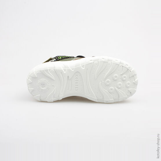 431080-11 Текстильная обувь для мальчики оли-зел фото №3