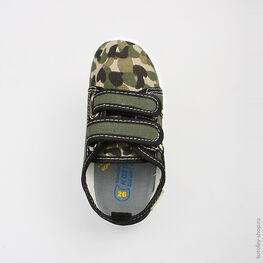 431080-11 Текстильная обувь для мальчики оли-зел фото №4