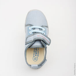 431081-11 Текстильная обувь для мальчики светло-синий фото №4