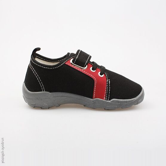 431082-11 Текстильная обувь для мальчики черно-красный фото №2
