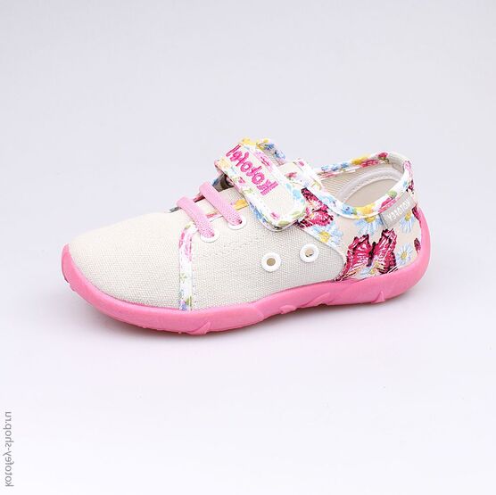 431083-11 Текстильная обувь для девочки сер-фук