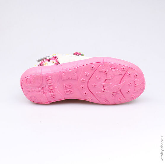 431083-11 Текстильная обувь для девочки сер-фук фото №3