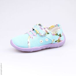 431083-12 Текстильная обувь для девочки гол-сир