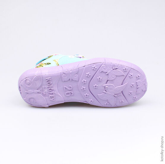 431083-12 Текстильная обувь для девочки гол-сир фото №3