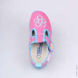 431085-11 Текстильная обувь для девочки розовый фото №4