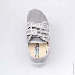 431086-11 Текстильная обувь для мальчики серый фото №4