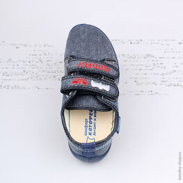 431086-12 Текстильная обувь для мальчики светло-синий фото №4