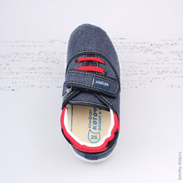 431088-11 Текстильная обувь для мальчики светло-синий фото №4