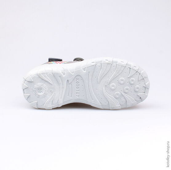 431099-11 Текстильная обувь для мальчики серый фото №3