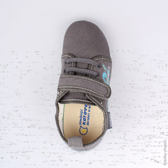 431099-11 Текстильная обувь для мальчики серый фото №4