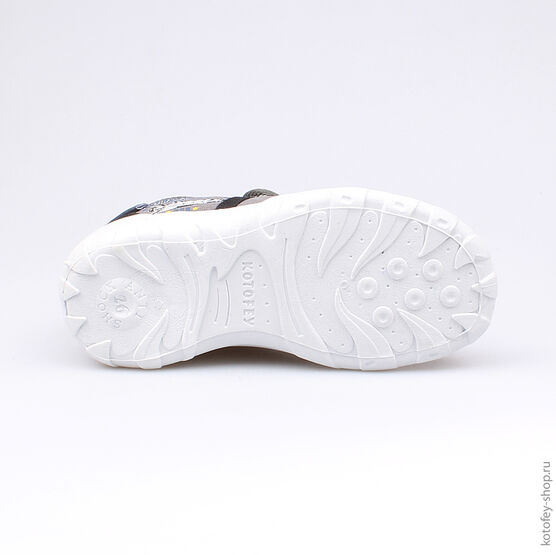 431100-11 Текстильная обувь для мальчики чер-сер фото №3