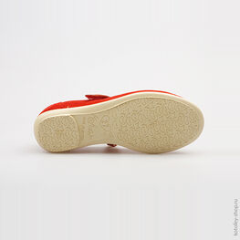 432107-72 Туфли для девочки коралл фото №3