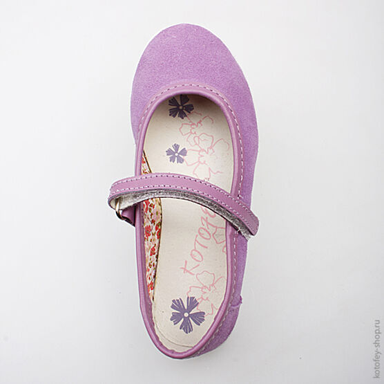 432107-75 Туфли для девочки сиреневый фото №4