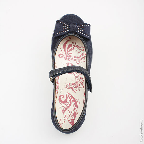 432119-71 Туфли для девочки светло-синий фото №4