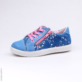 432125-22 Полуботинки для девочки светло-синий