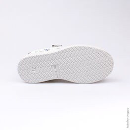 432125-24 Полуботинки для девочки син-бел фото №3