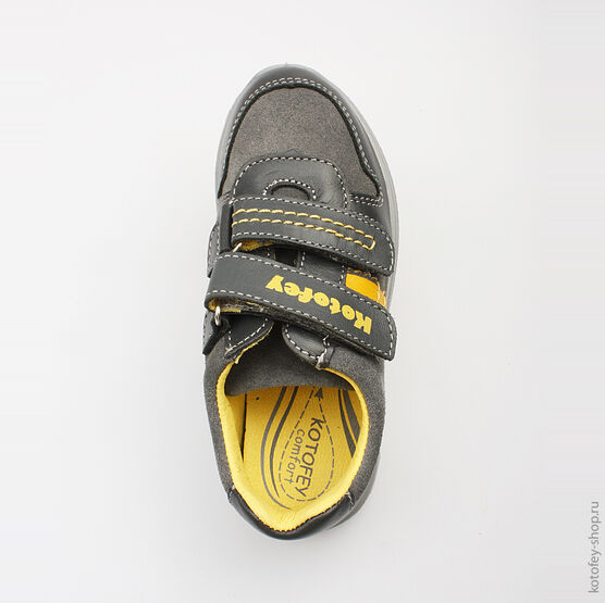 442000-22 Полуботинки для мальчики серый фото №4