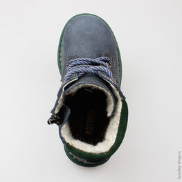 452046-33 Ботинки для мальчики светло-синий фото №4