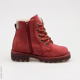 452046-35 Ботинки для девочки бордовый фото №2