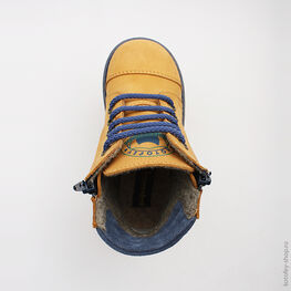 452067-31 Ботинки для мальчики желтый фото №4