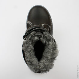 452070-42 Сапожки для мальчики черный фото №4