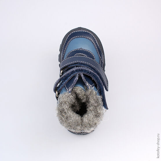 452088-41 Сапожки для мальчики светло-синий фото №4