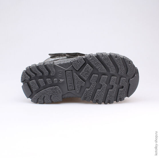 452088-42 Сапожки для мальчики серый фото №3