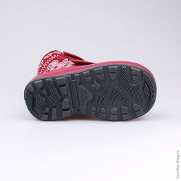 452090-41 Сапожки для девочки бордовый фото №3