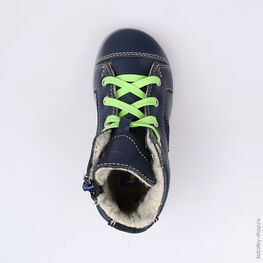 452091-32 Ботинки для мальчики светло-синий фото №4