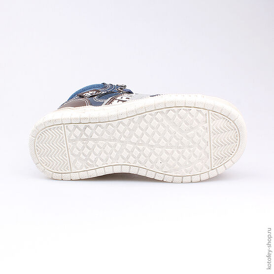 454019-31 Ботинки для мальчики светло-синий фото №3