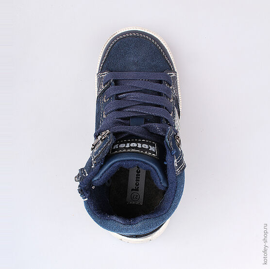 454019-31 Ботинки для мальчики светло-синий фото №4