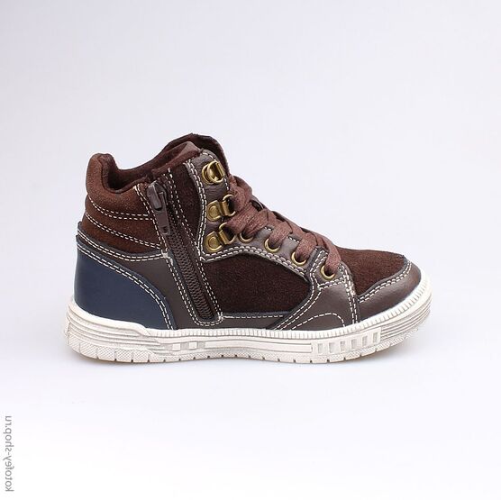 454019-32 Ботинки для мальчики коричневый фото №2