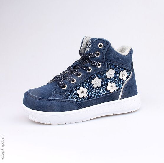 454021-31 Ботинки для девочки светло-синий