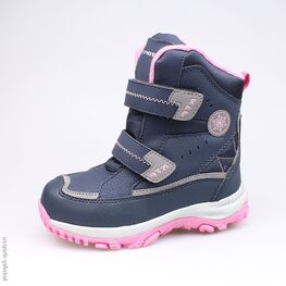 454940-43 Мембранные ботинки для девочки син-роз
