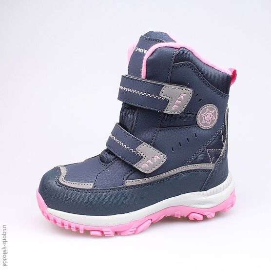 454940-43 Мембранные ботинки для девочки син-роз