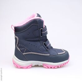 454940-43 Мембранные ботинки для девочки син-роз фото №2