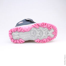 454940-43 Мембранные ботинки для девочки син-роз фото №3