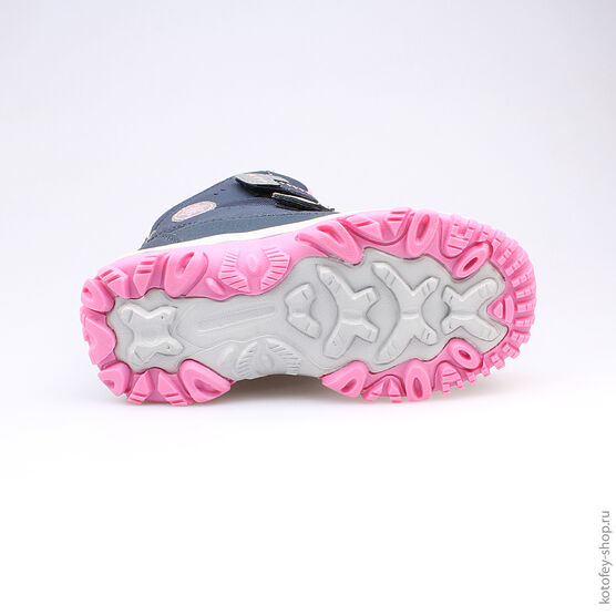 454940-43 Мембранные ботинки для девочки син-роз фото №3