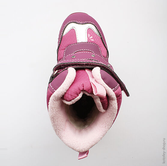 454941-42 Мембранные ботинки для девочки фук-роз фото №4