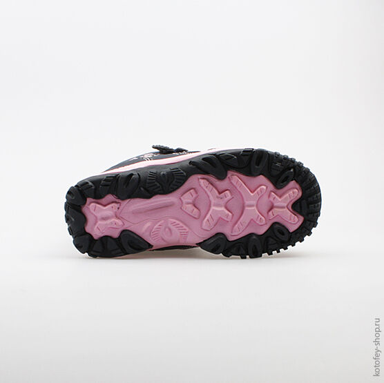 454942-42 Мембранные ботинки для девочки син-роз фото №3