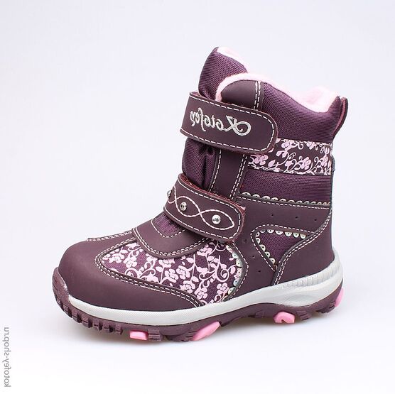 454942-43 Мембранные ботинки для девочки бор-роз