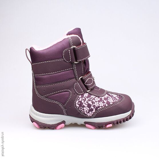 454942-43 Мембранные ботинки для девочки бор-роз фото №2