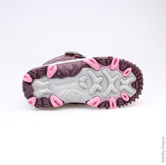 454942-43 Мембранные ботинки для девочки бор-роз фото №3