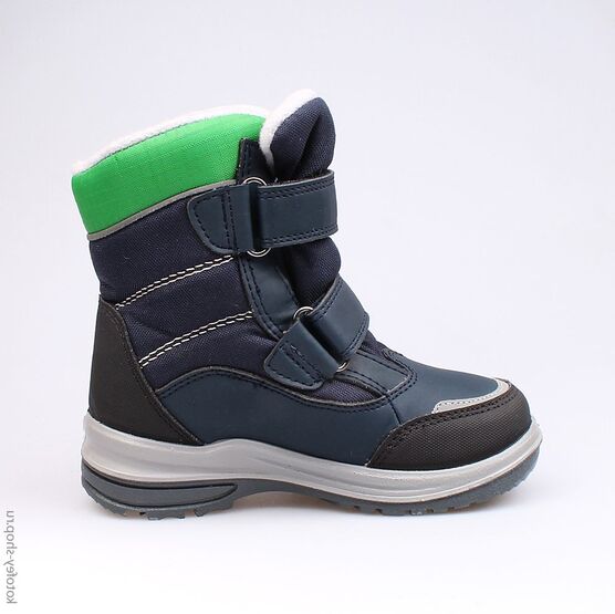 454946-41 Мембранные ботинки для мальчики син-зел фото №2